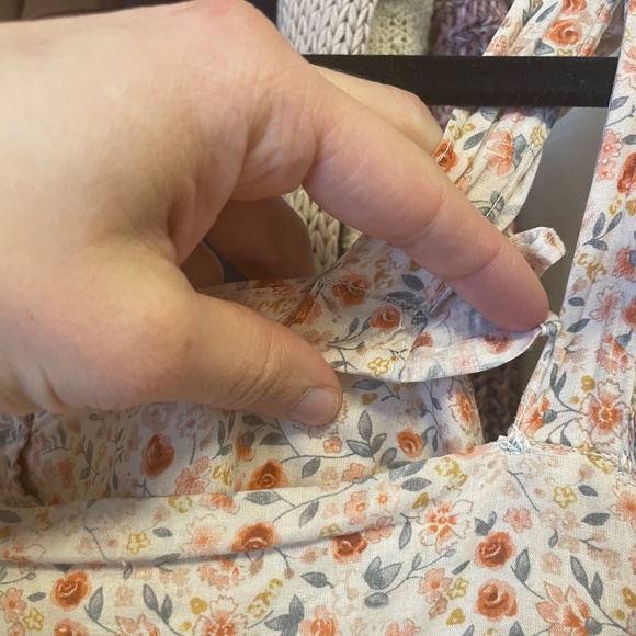 Oak Meadow Floral Tea Dress Small Mid Length - Picture 3 of 8